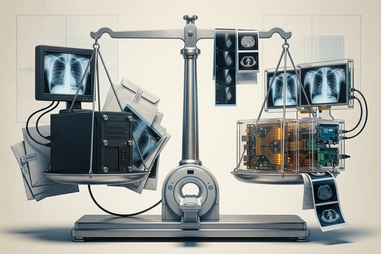 Infographic illustrating Near-Term Market Implications from Merlin: The Radiology AI That Works Beyond Its Own Hospital