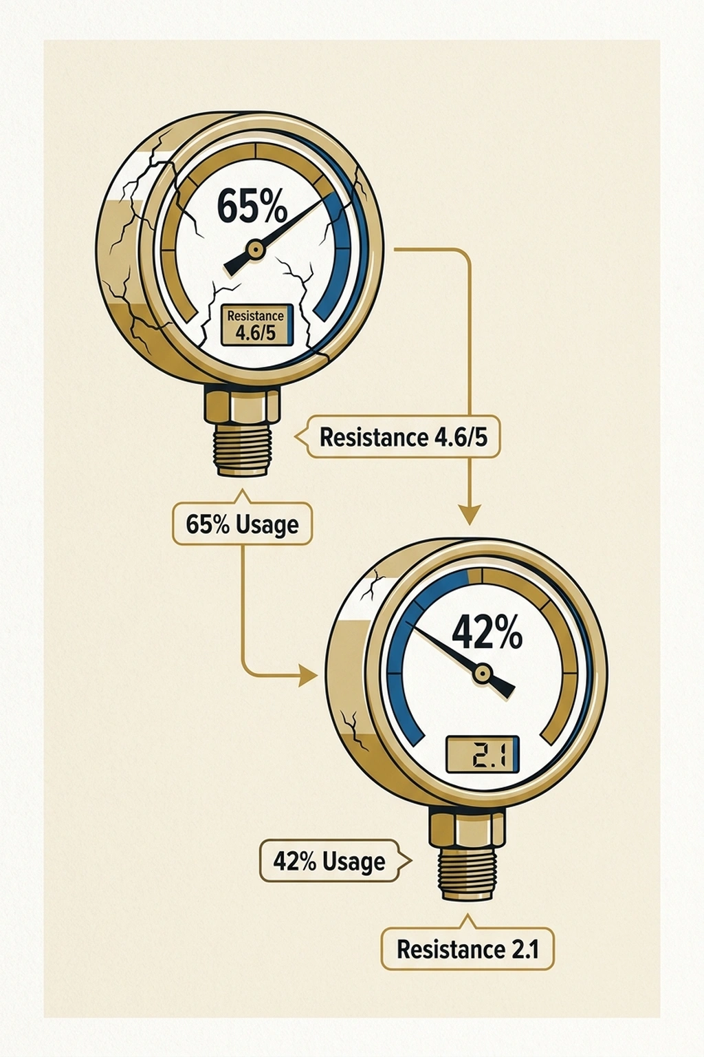 Infographic illustrating The Angst-Adoption Paradox from The 80% AI Project Failure Rate Costs Firms $7.2M Each