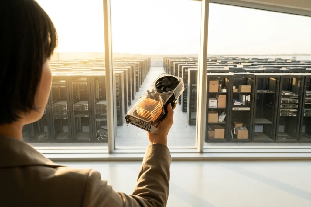 RTX 4060 Ti GPU with visible internal 18-layer video compression core for Helios Turns a $400 GPU Into a Real-Time AI Vide...