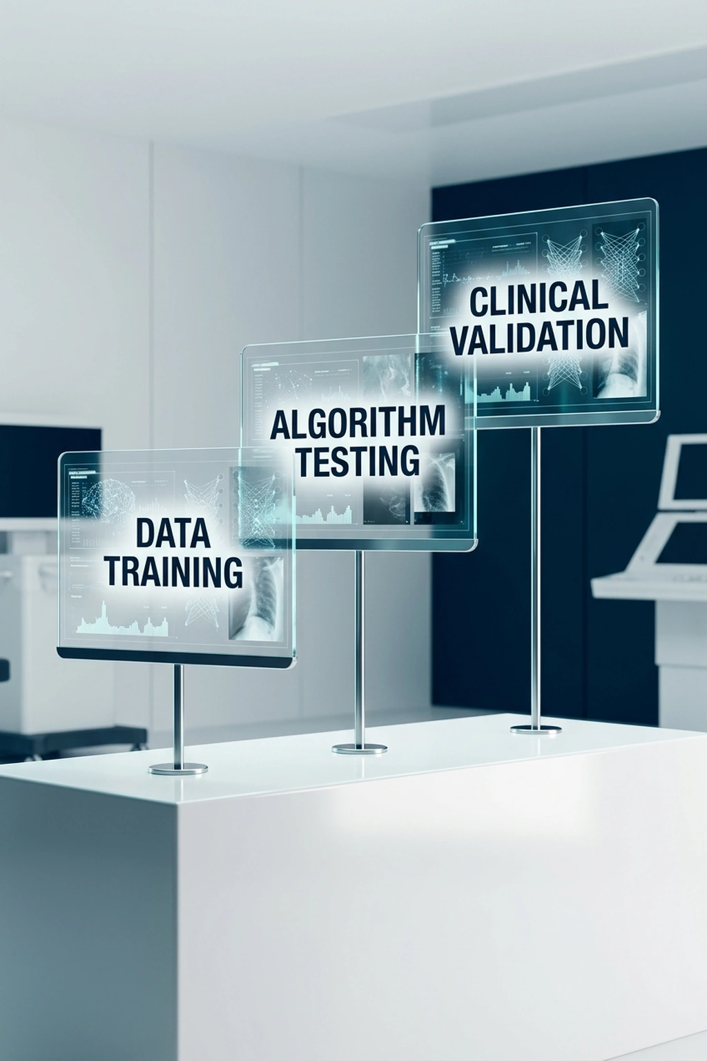 Infographic illustrating Three Questions Before the Insurer Asks from 41.6M AI Scribe Consultations Hide an Unregulated Medic