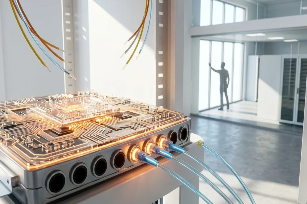 a locomotive with seven of ten wheels overhanging missing track, the caboose stranded behind on a separate disconnected ra...