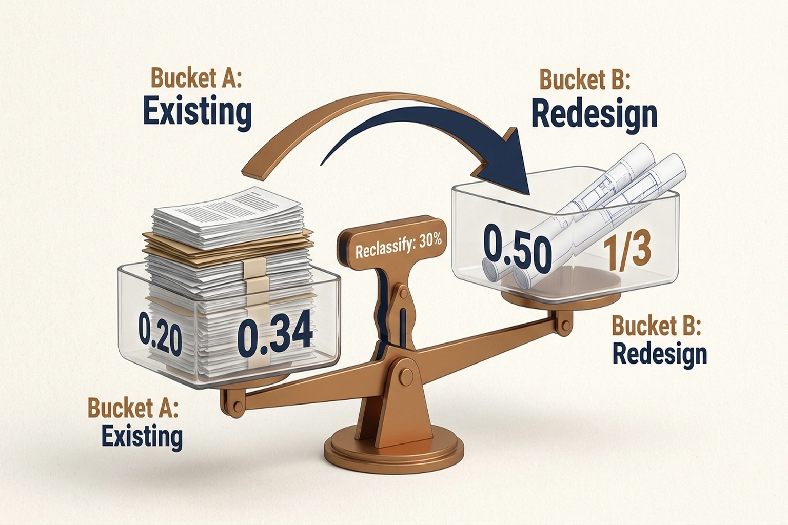 Infographic illustrating A Transformation Diagnostic That Fits on a Napkin from The 34% Problem: AI Transformation Stalls, Tr