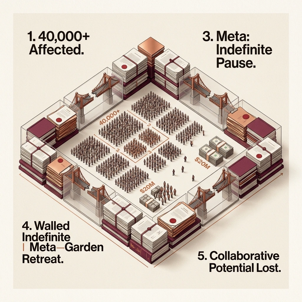 Infographic illustrating The Price of Stagnation from Twin Breaches Expose AI's Dangerous 'Lock It Up' Delusion