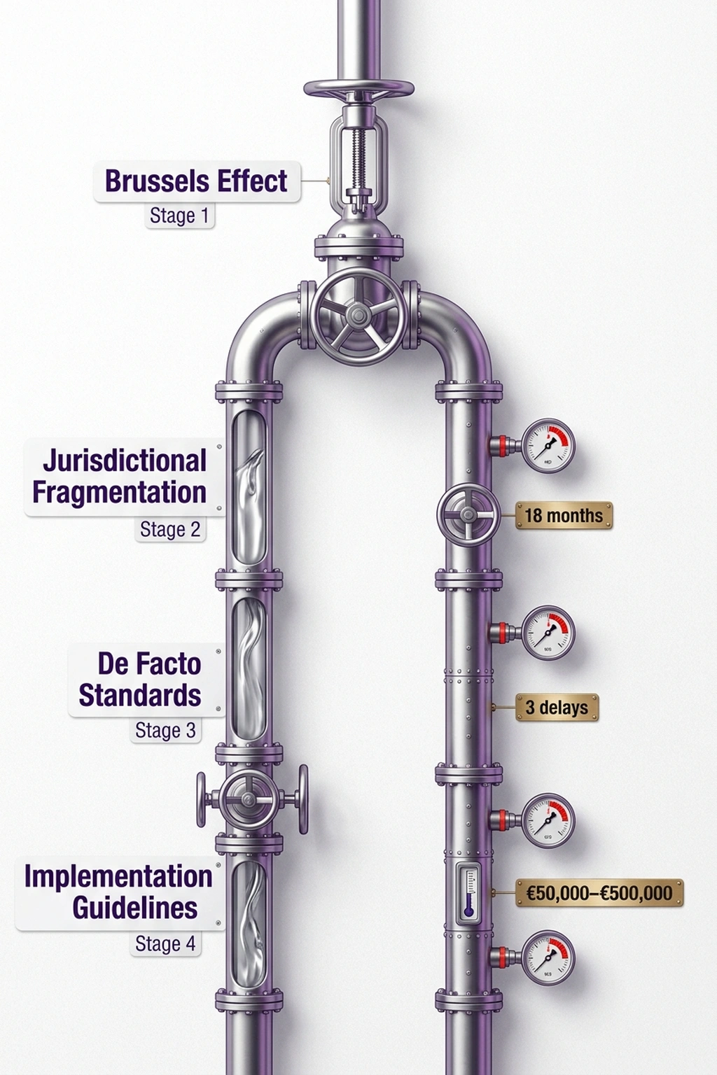 Infographic illustrating Why "Delays Produce Better Rules" Gets It Wrong from EU AI Act Compliance Deadlines 2026: The Third 