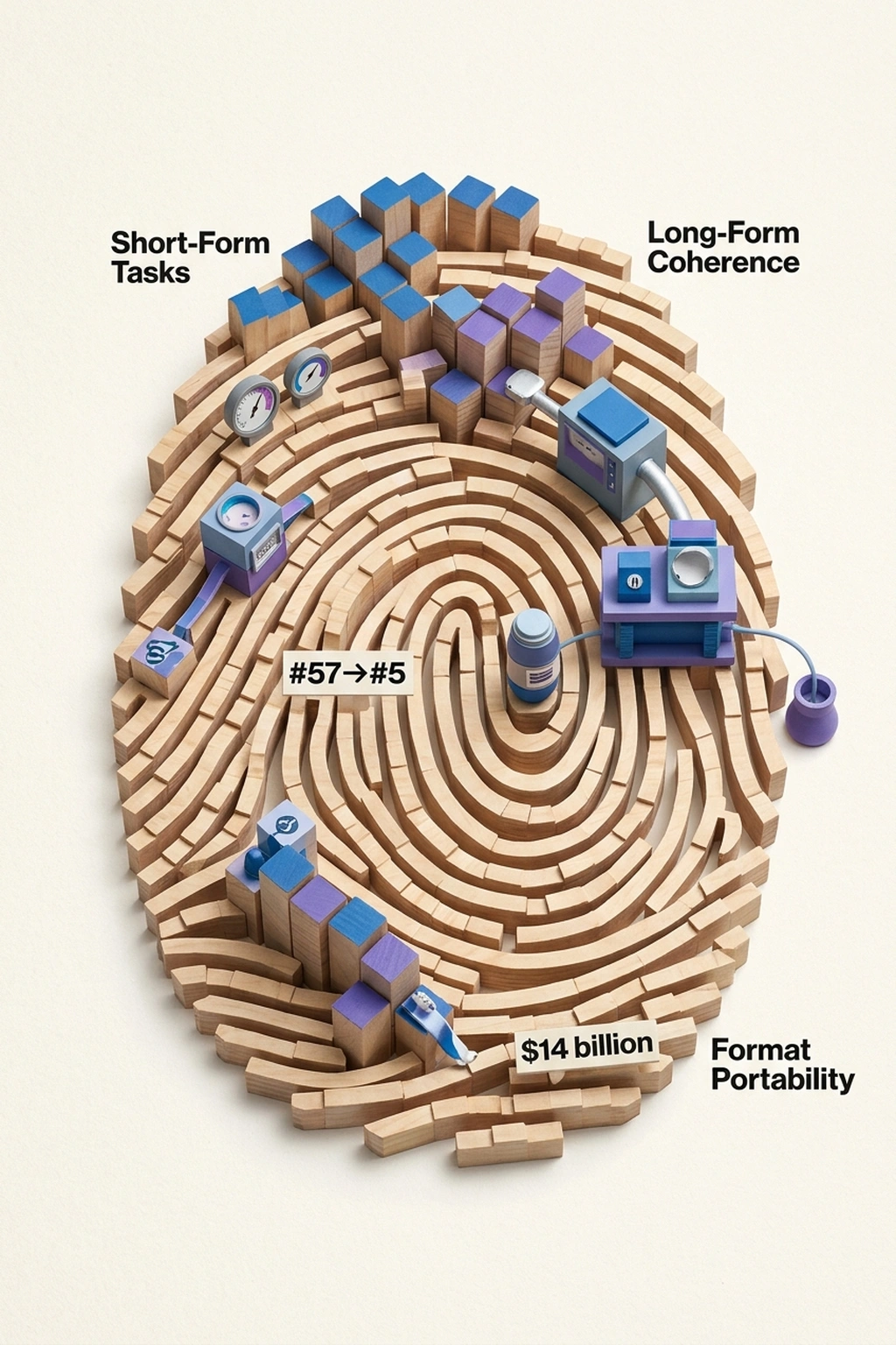 Infographic illustrating The Social Content Fingerprint, Calculated from Muse Spark vs Gemini 3.1 Pro: The Real Fight Is Dist